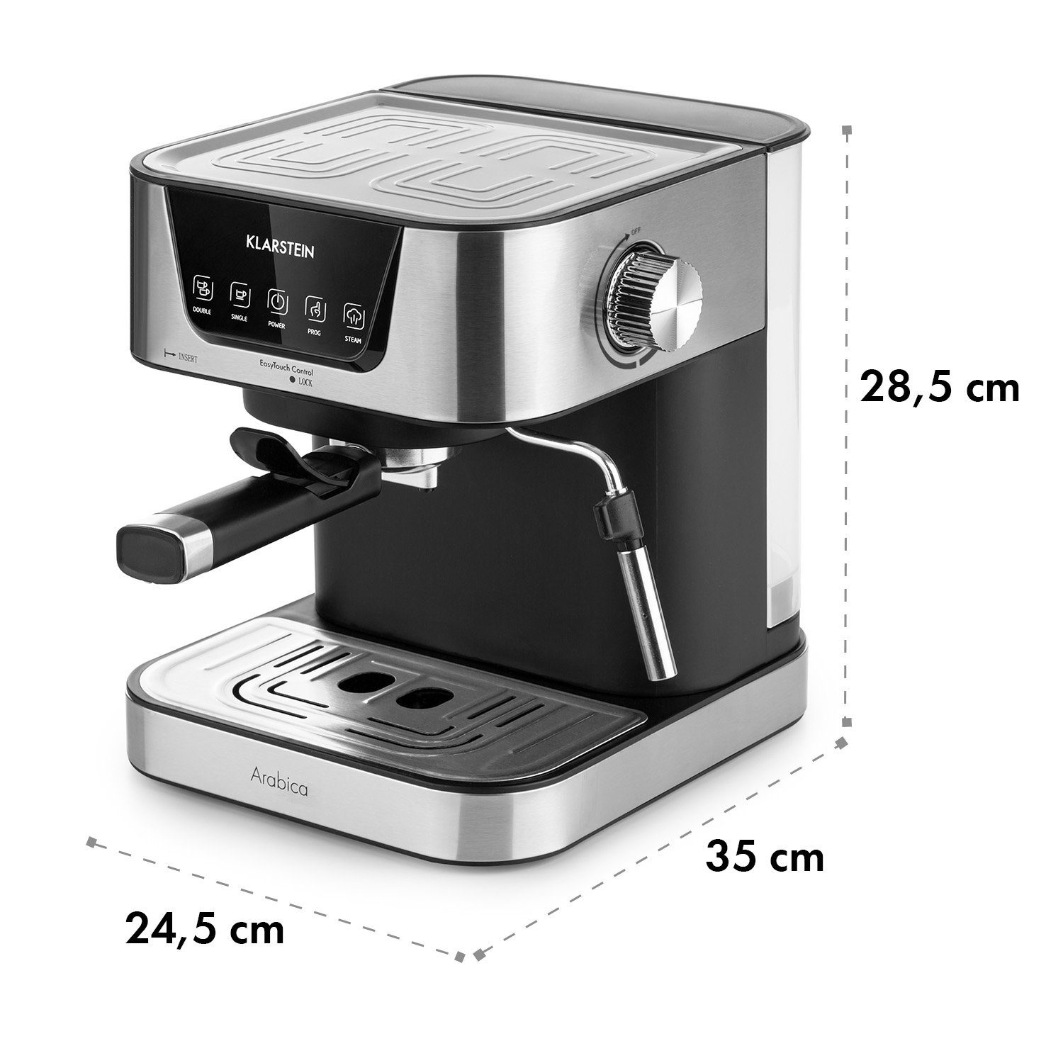 Klarstein Filterkaffeemaschine Arabica, 1.5l Kaffeekanne