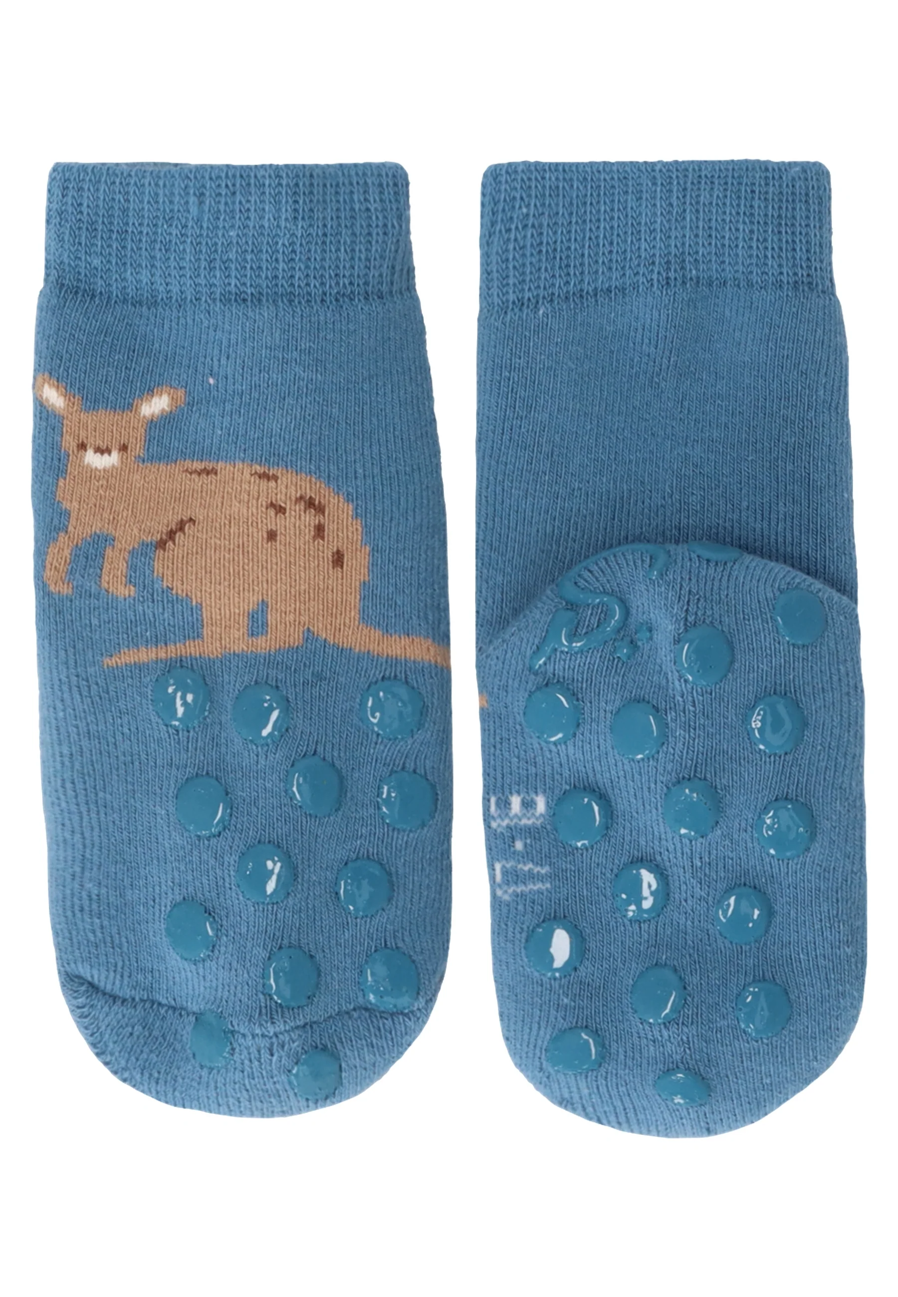 ABS Krabbelsocken im 2er Pack mit Motiv Känguru