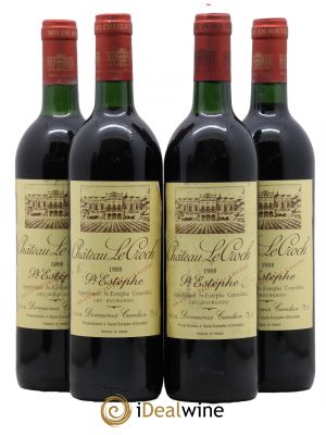 Château le Crock Cru Bourgeois  1988 - Lot de 4 Bouteilles