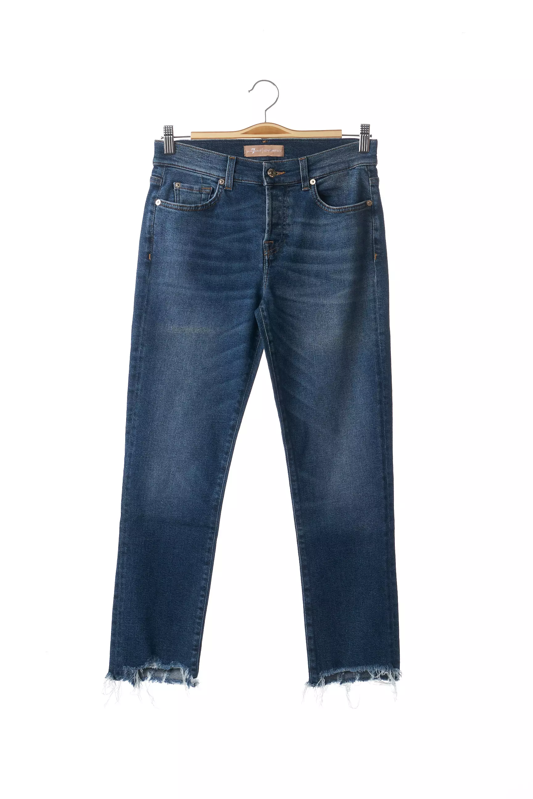 For All Mankind Pantacourts Femme couleur bleu