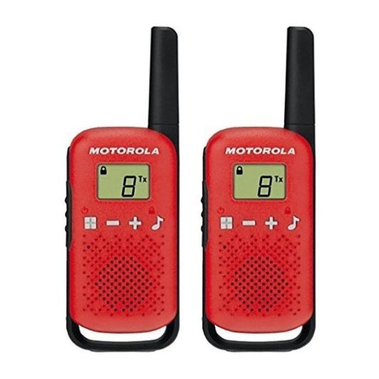 Stație walkie-talkie MOTOROLA T42 ROȘIE x 2