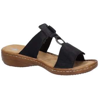 Rieker Pantolette in schwarz