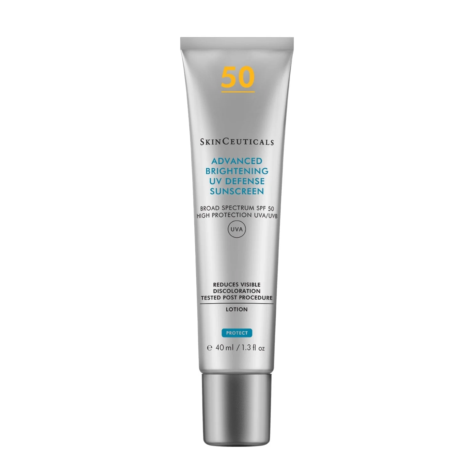 Protect Advanced Brightening UV Defense SPF50 - Cremă solară facială cu protecție ridicată, tratamente protectoare