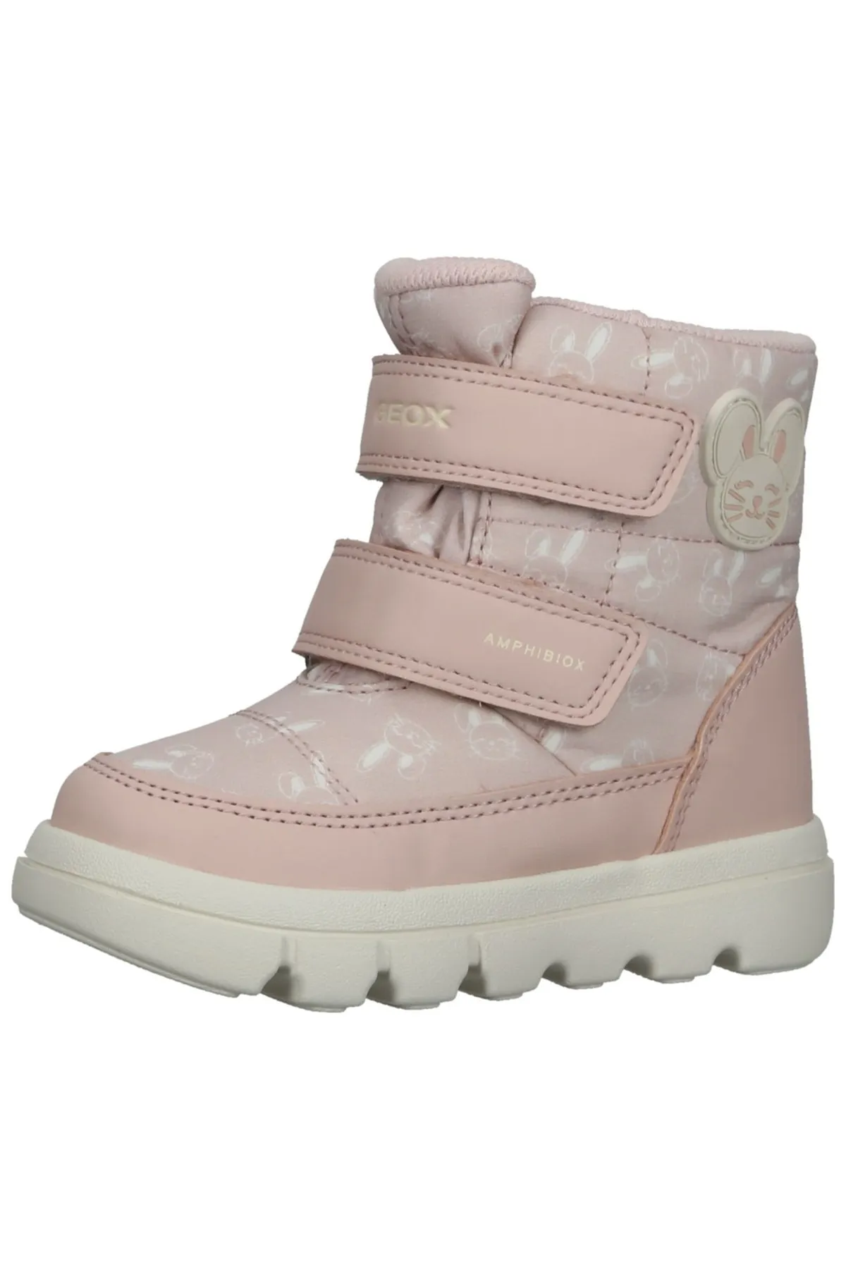 Geox  Stiefelette - Rosa - Flacher Absatz