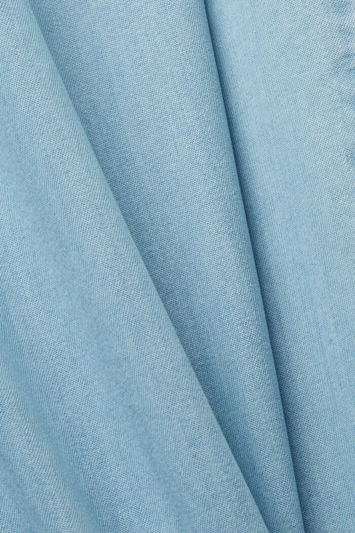 Verkürzte Hose mit weitem Bein, TENCEL™