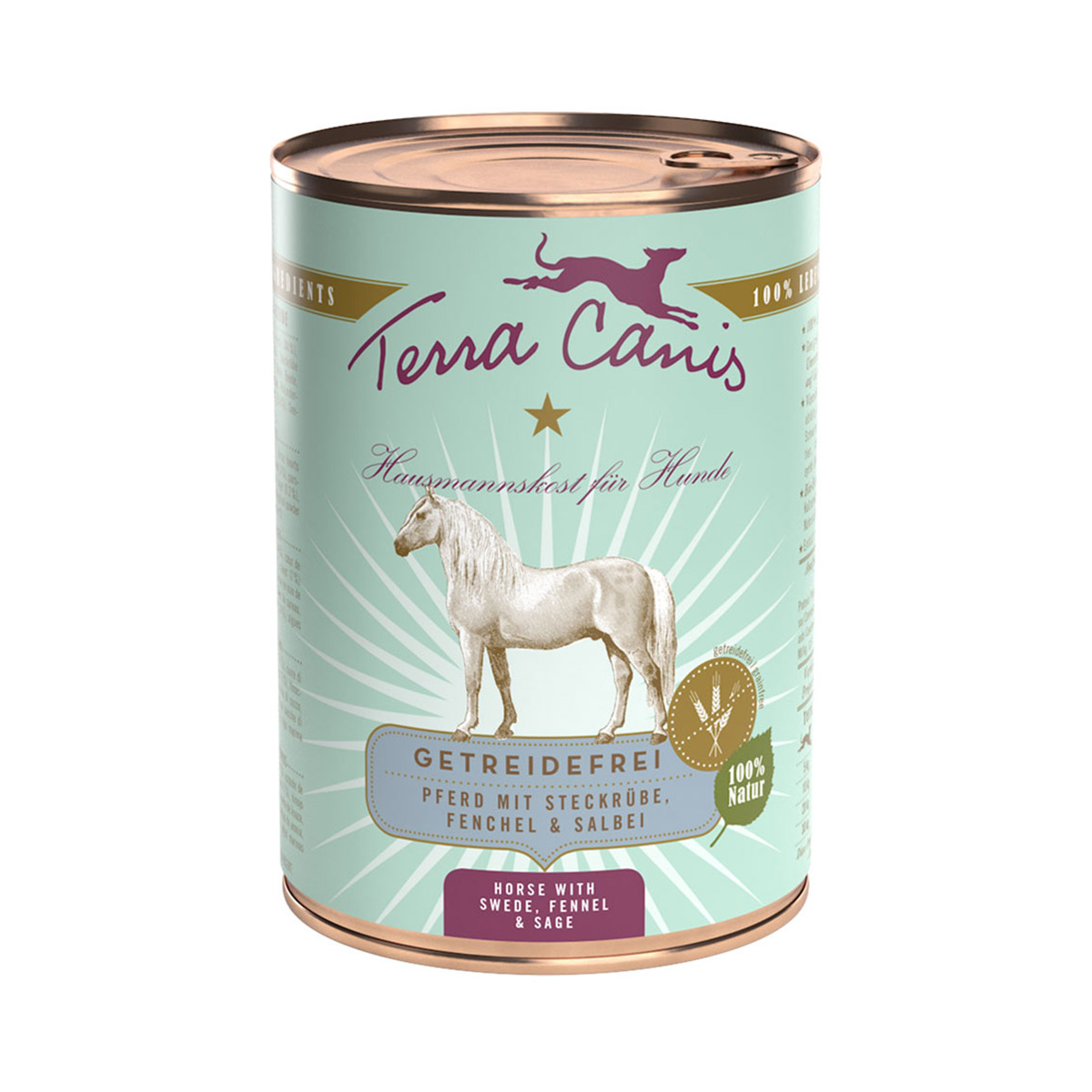 Terra Canis getreidefrei Pferd mit Steckrübe, Fenchel & Salbei