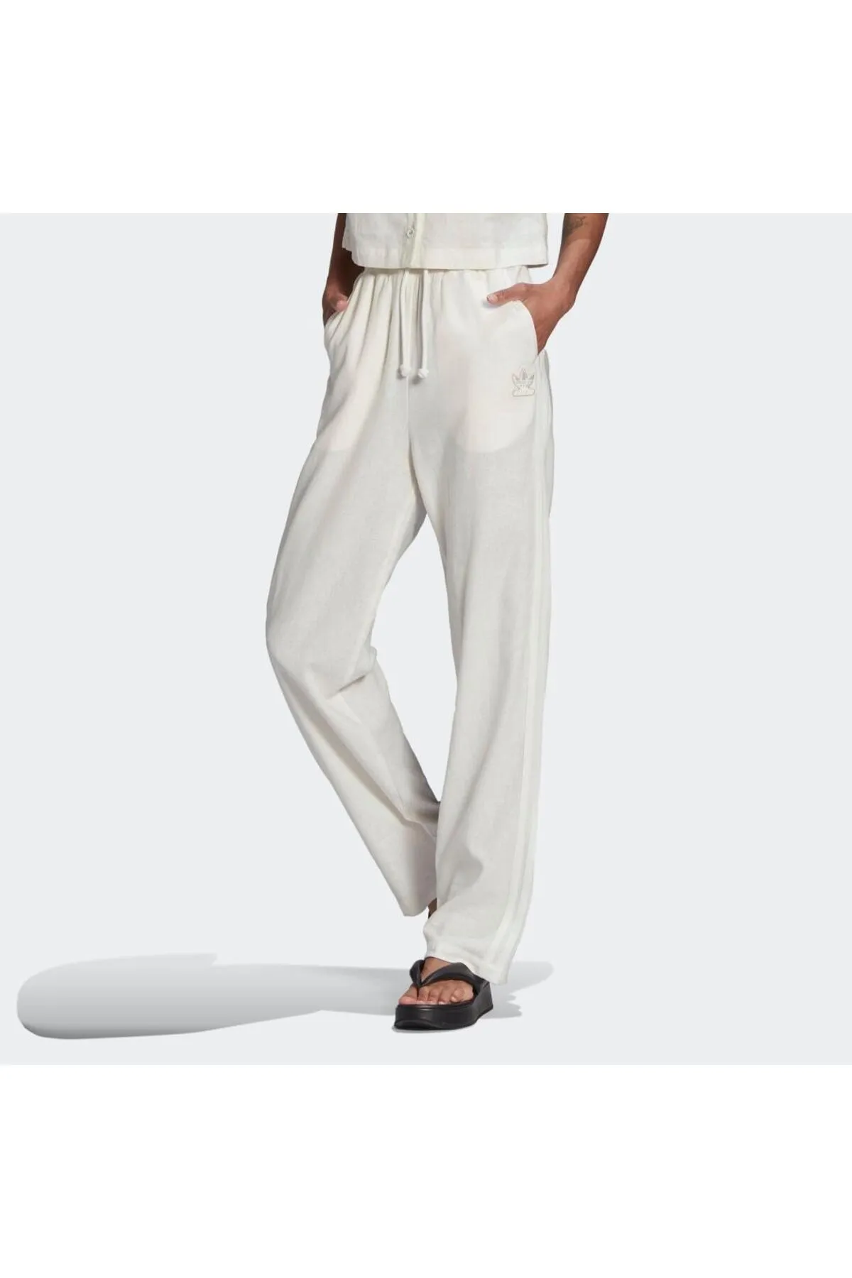 adidas  Damen/Mädchen weiße Hose
