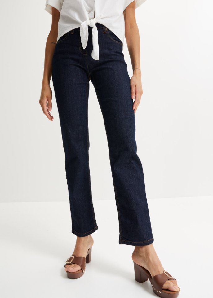 Komfort-Stretch-Jeans, Straight