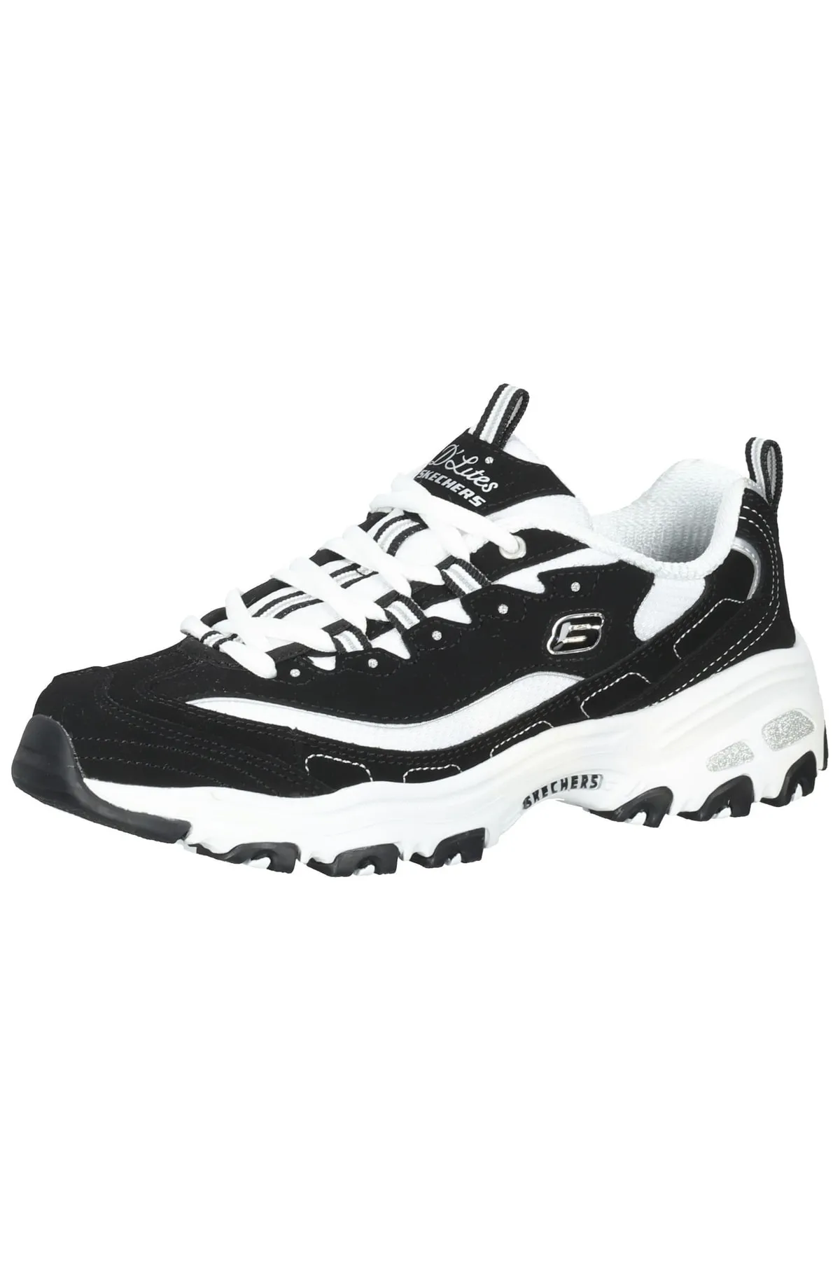 SKECHERS  Flacher Schuh - Schwarz - Flacher Absatz