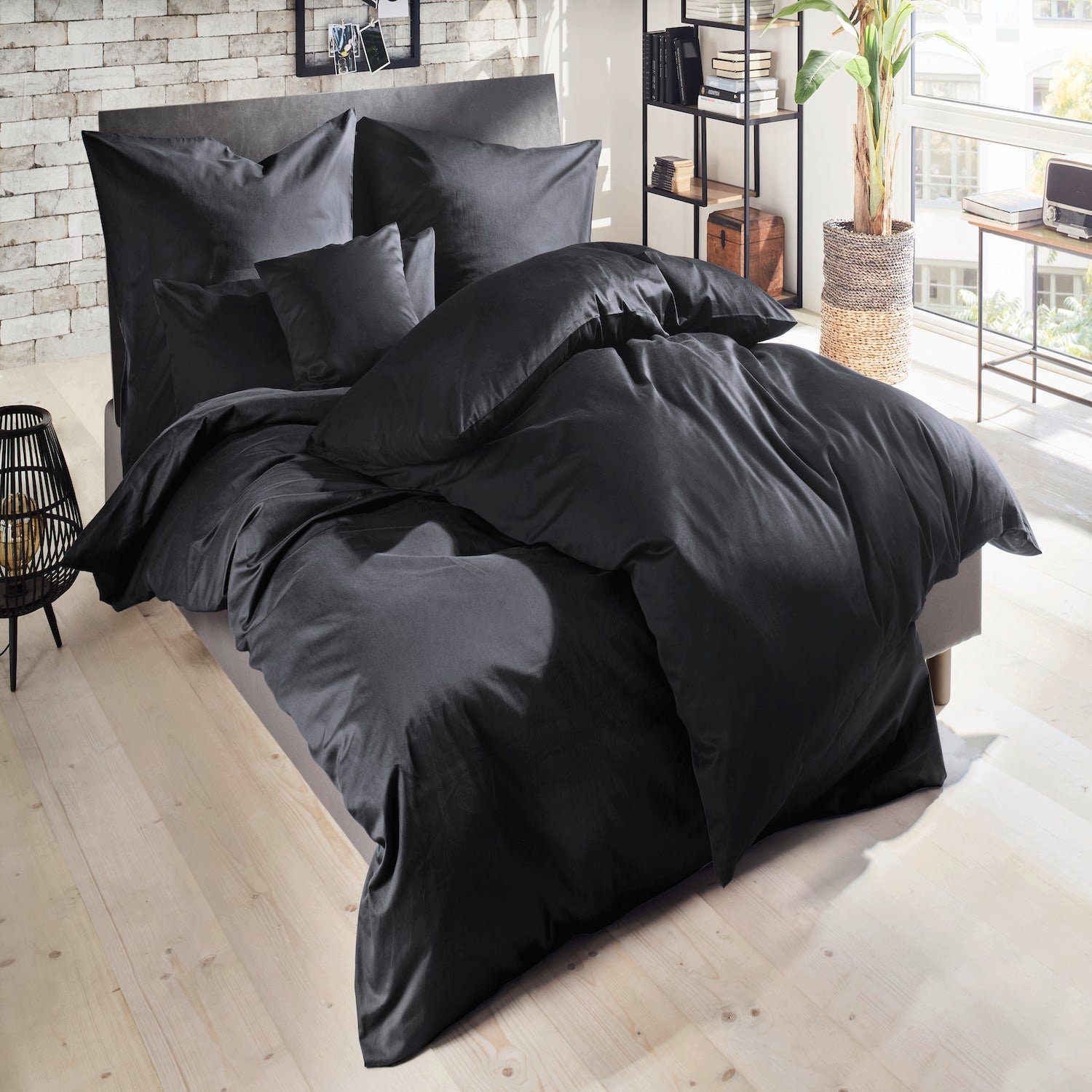 Bettwäsche Luxuriöse Satin Bettwäsche 100% mercerisierte Baumwolle, Miovani
