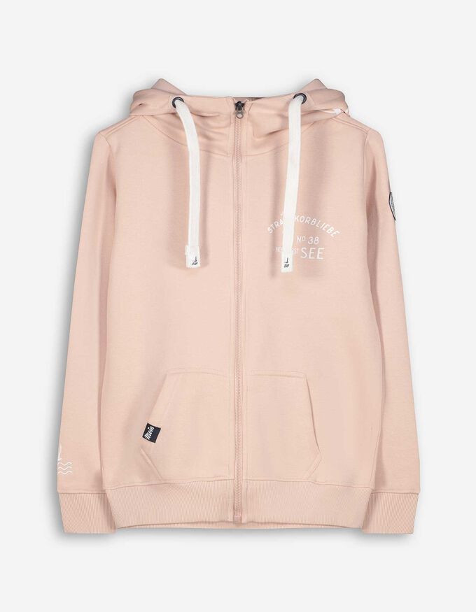 Sweatjacke - Kapuze mit Tunnelzug