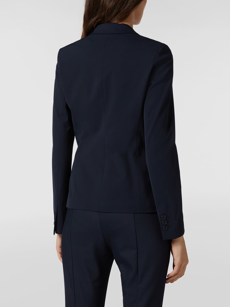 Blazer mit Leistentaschen in marineblau