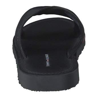 Tommy Hilfiger Criss Cross Pantolette in schwarz