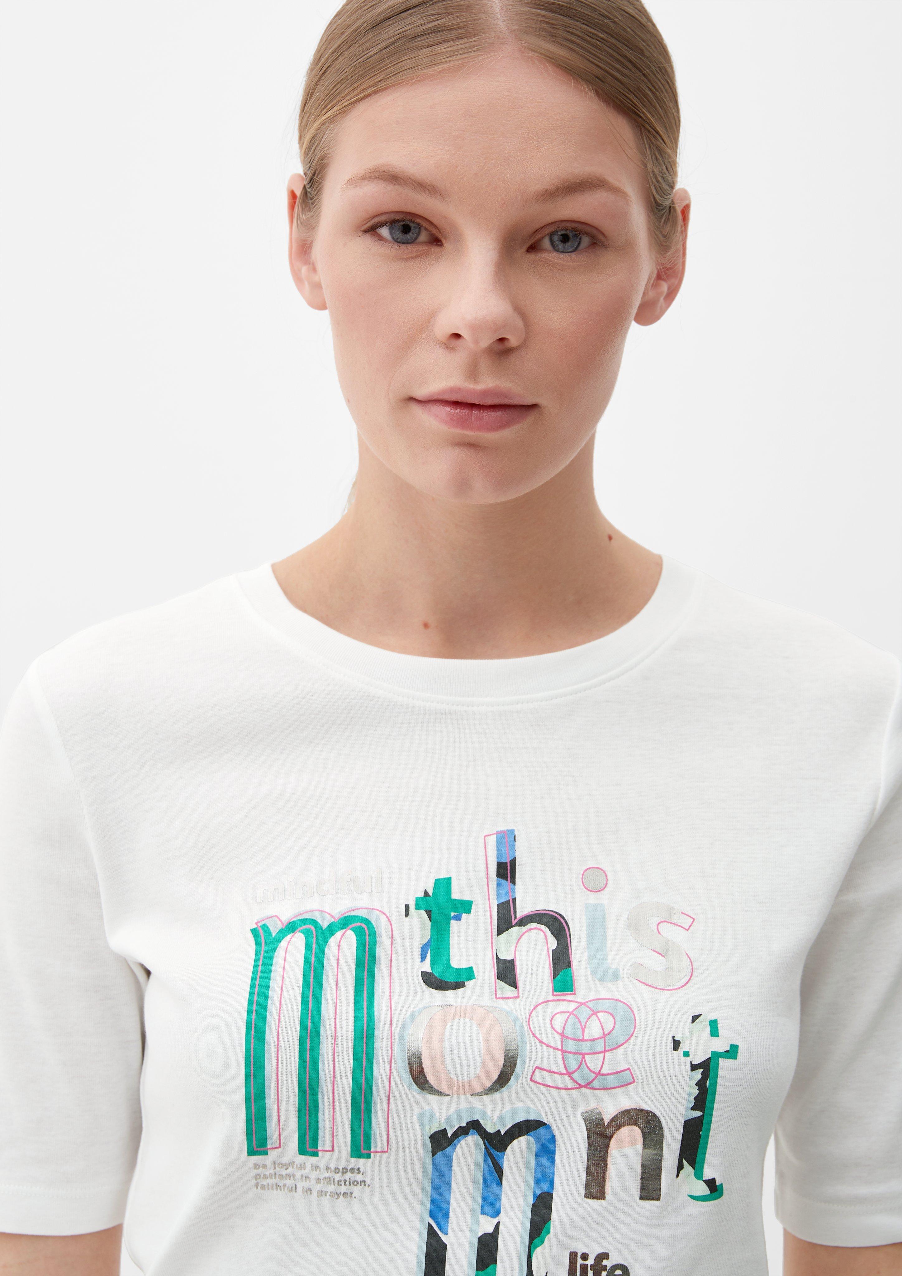 T-Shirt mit Frontprint  2130582-02D0
