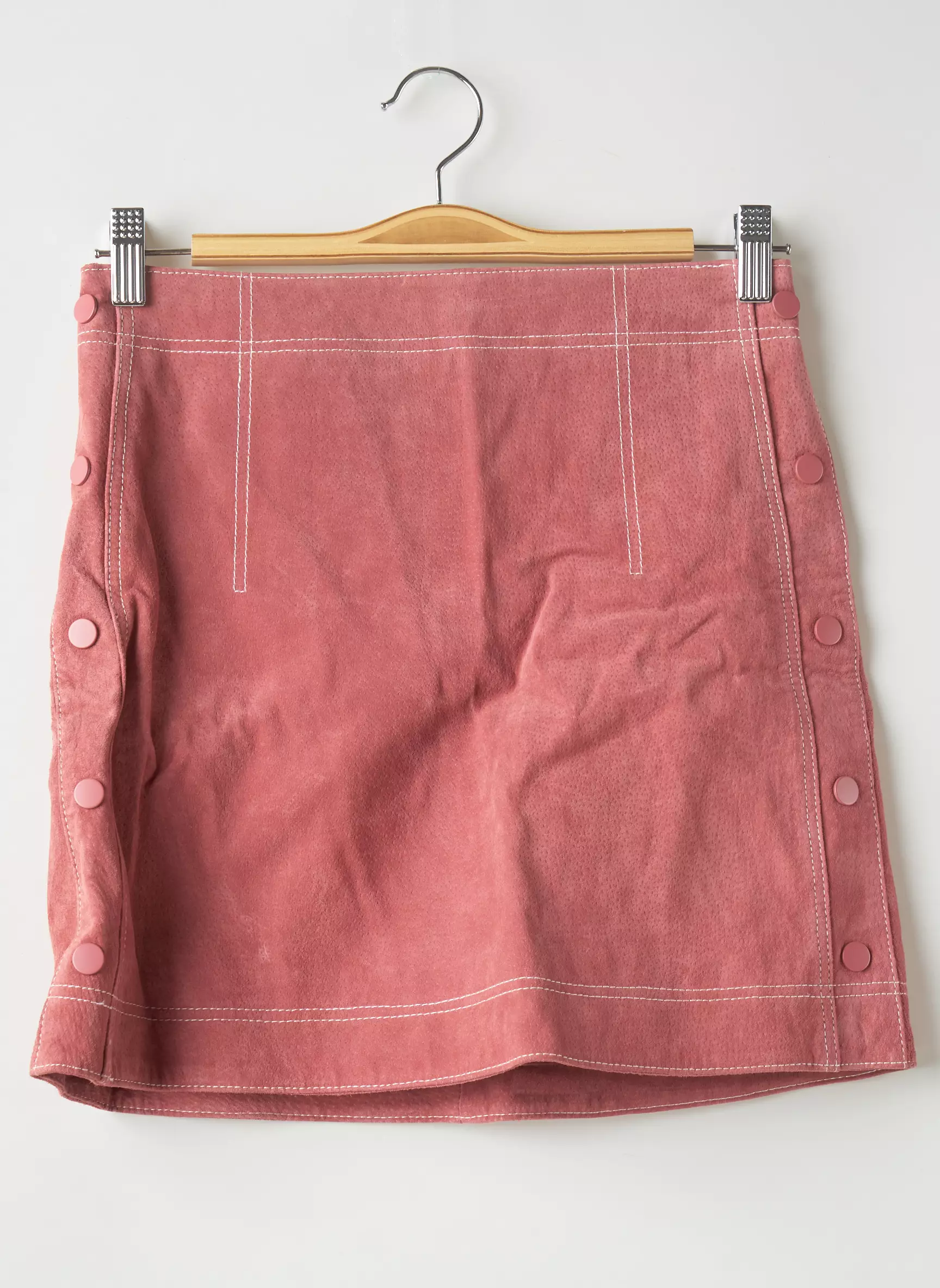 Mango Jupes Courtes Femme couleur rose