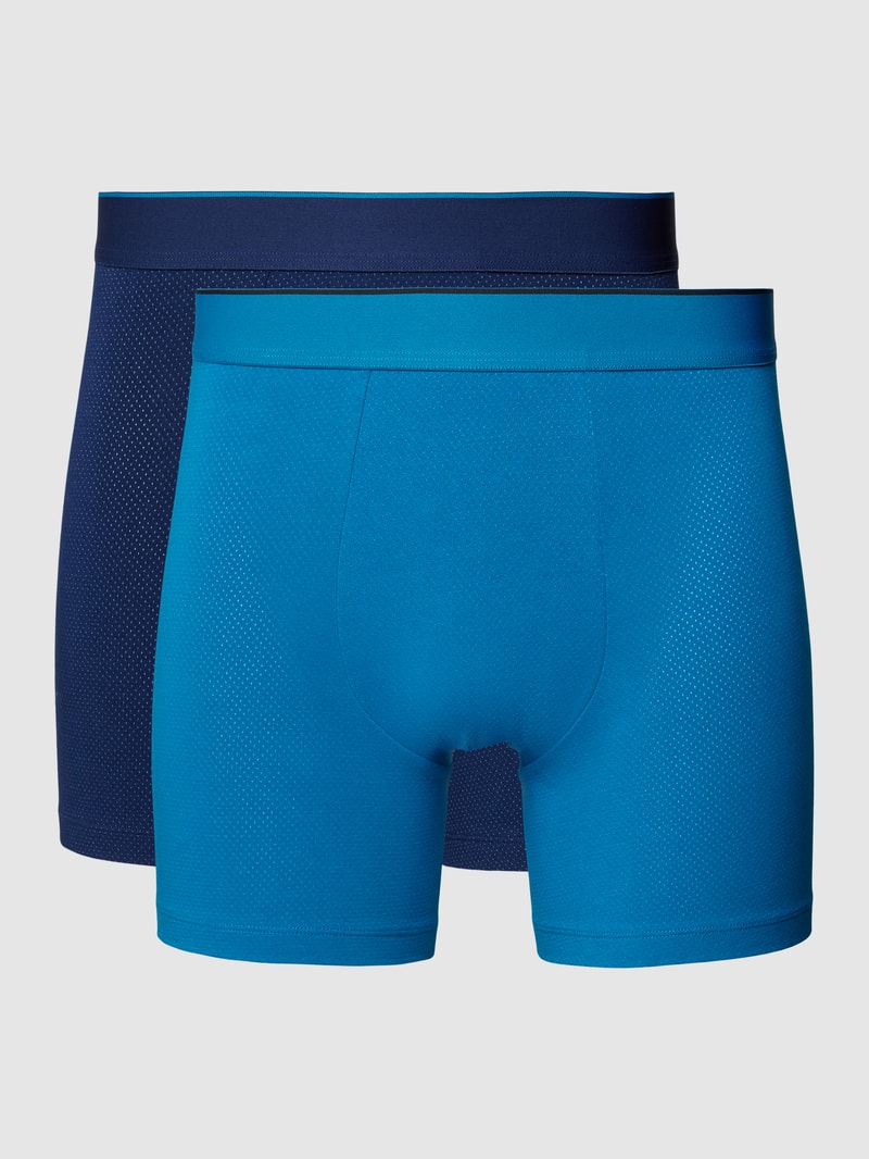 Trunks mit Strukturmuster in blau