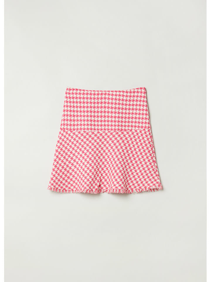 STEFANEL Rock in Pink/ Weiß günstig kaufen