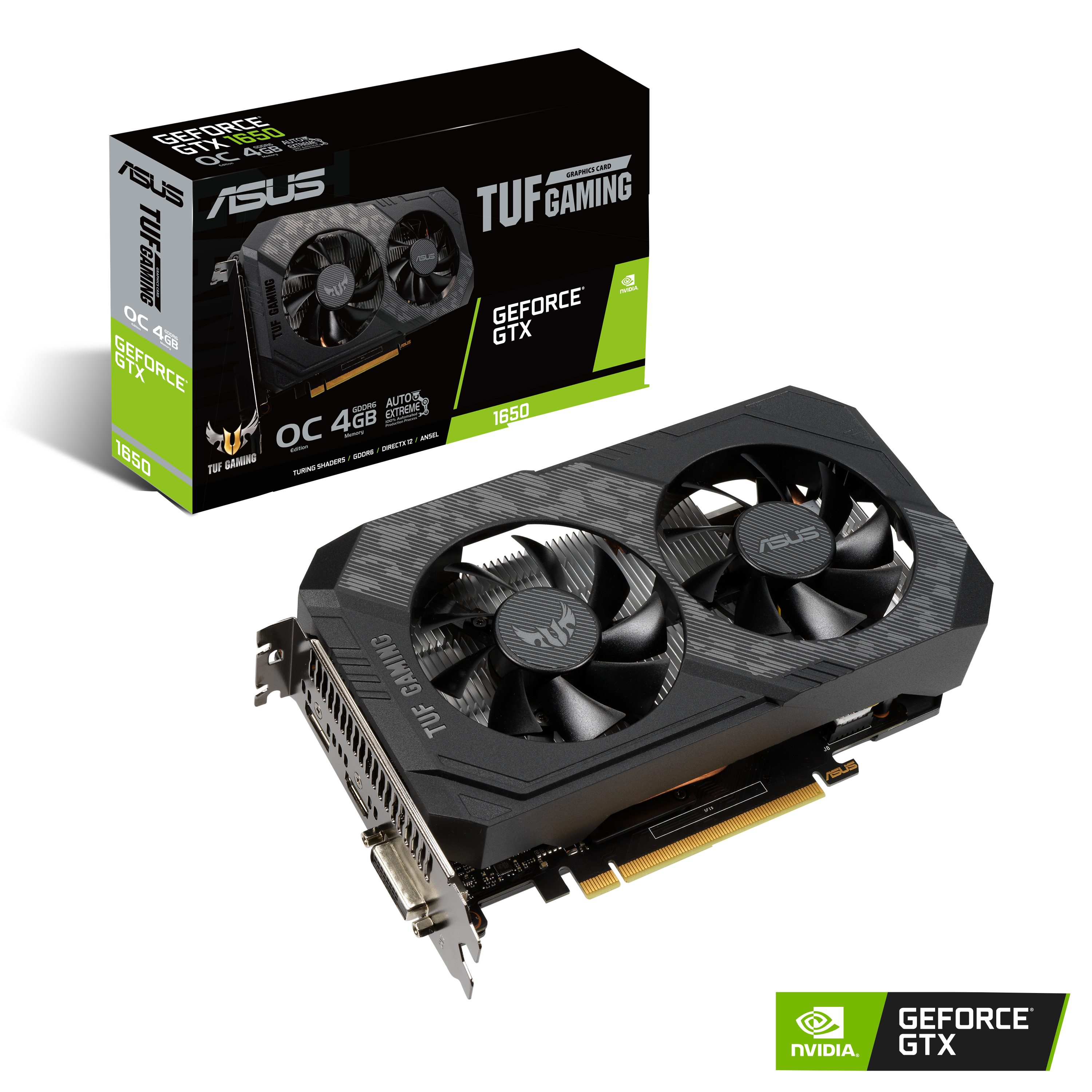 Asus TUF-GTX1650-O4GD6-GAMING Grafikkarte (4 GB, GDDR6)