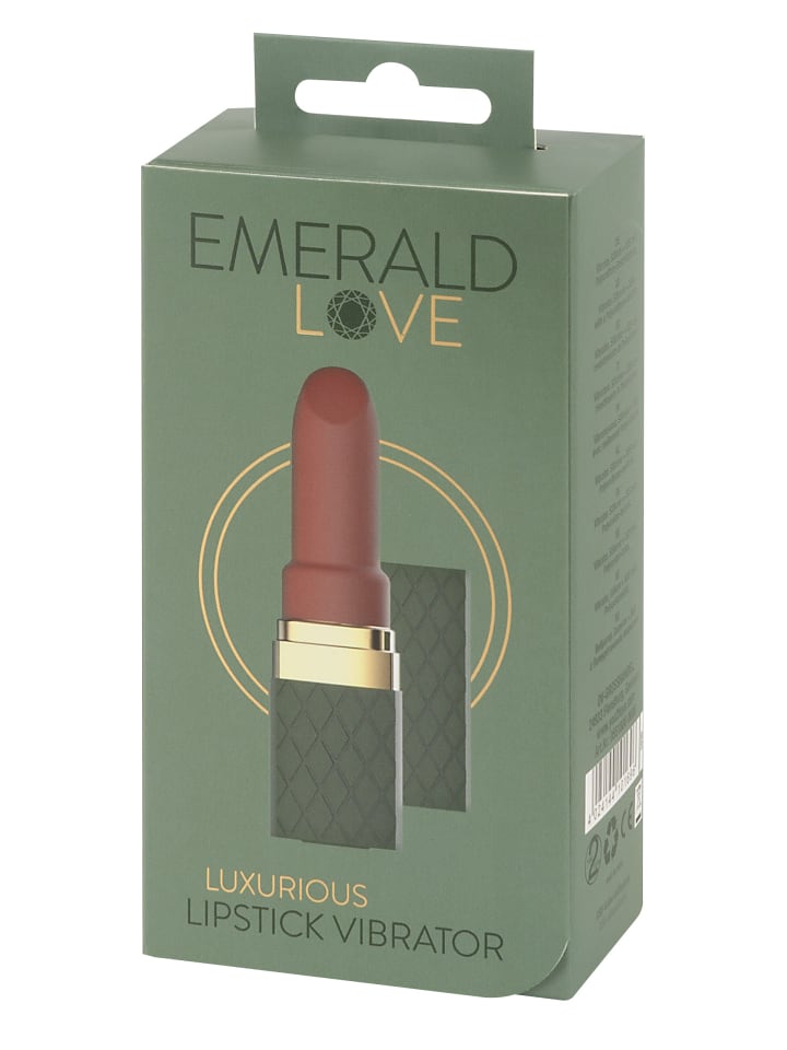 Emerald Love Vibrator Luxurious Lipstick Vibrator in grün günstig kaufen 8,5