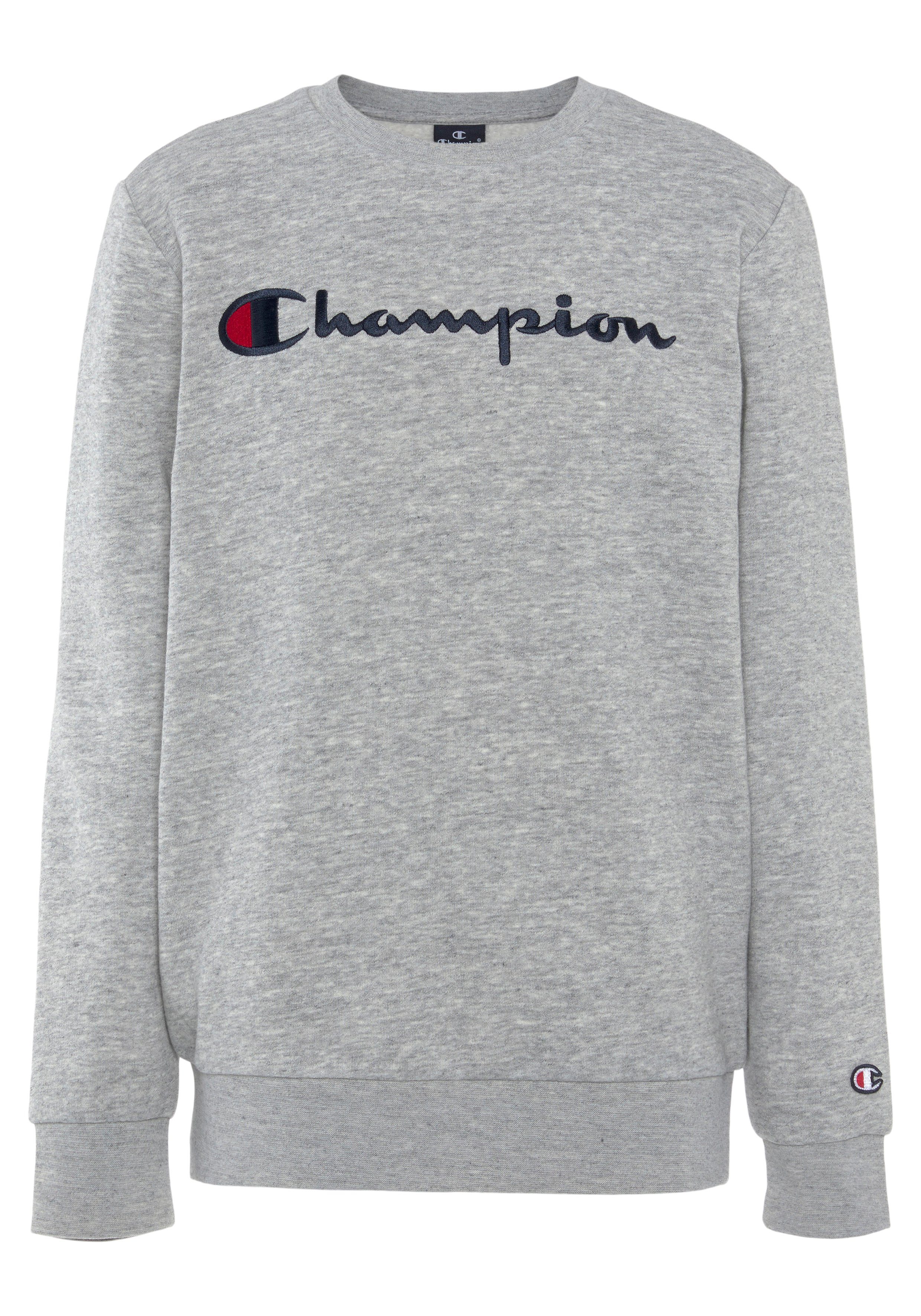 Champion Sweatshirt Classic Crewneck Sweatshirt large Logo - für Kinder