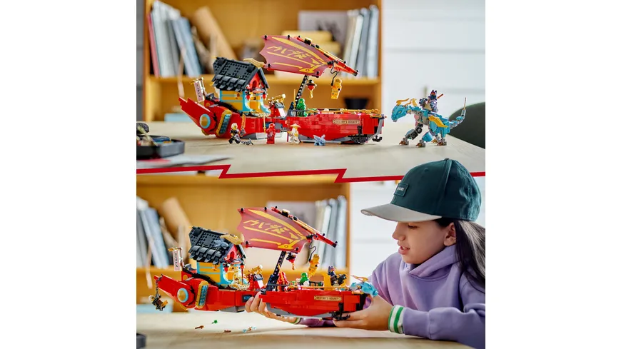 LEGO NINJAGO 71797 Ninja-Flugsegler im Wettlauf mit der Zeit