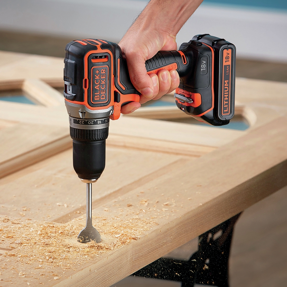 Akumulátorová vrtačka Black & Decker BL186N-XJ 18 V bez baterií a nabíječky