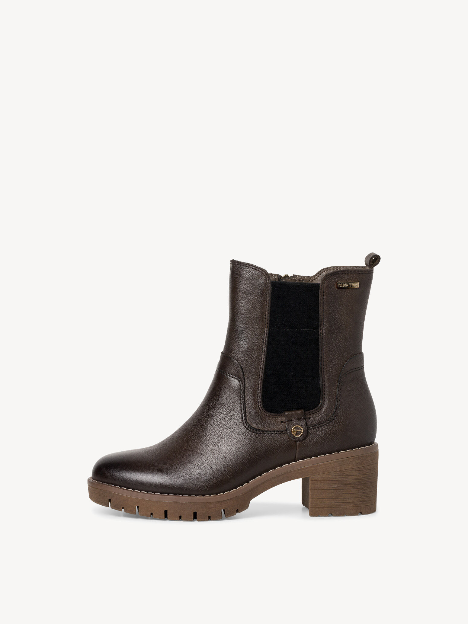 Bottine Chelsea en cuir - vert