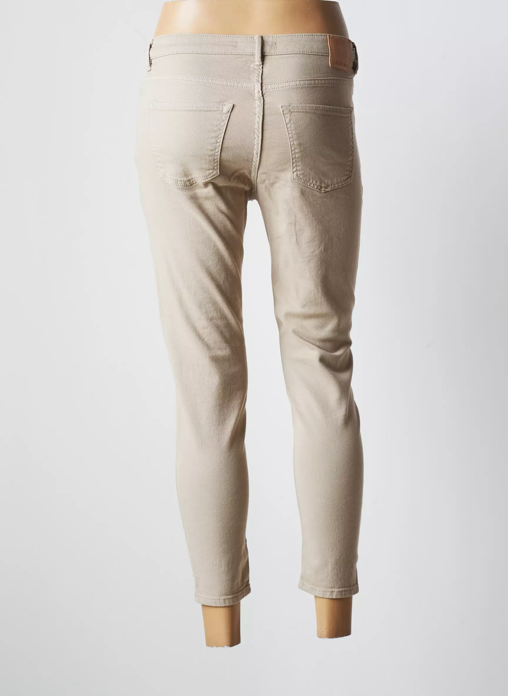 Esprit Pantalon7 8 Femme couleur beige