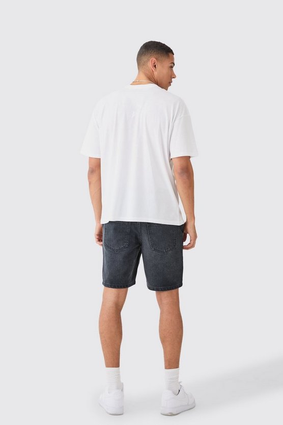Oversize T-Shirt mit Slogan