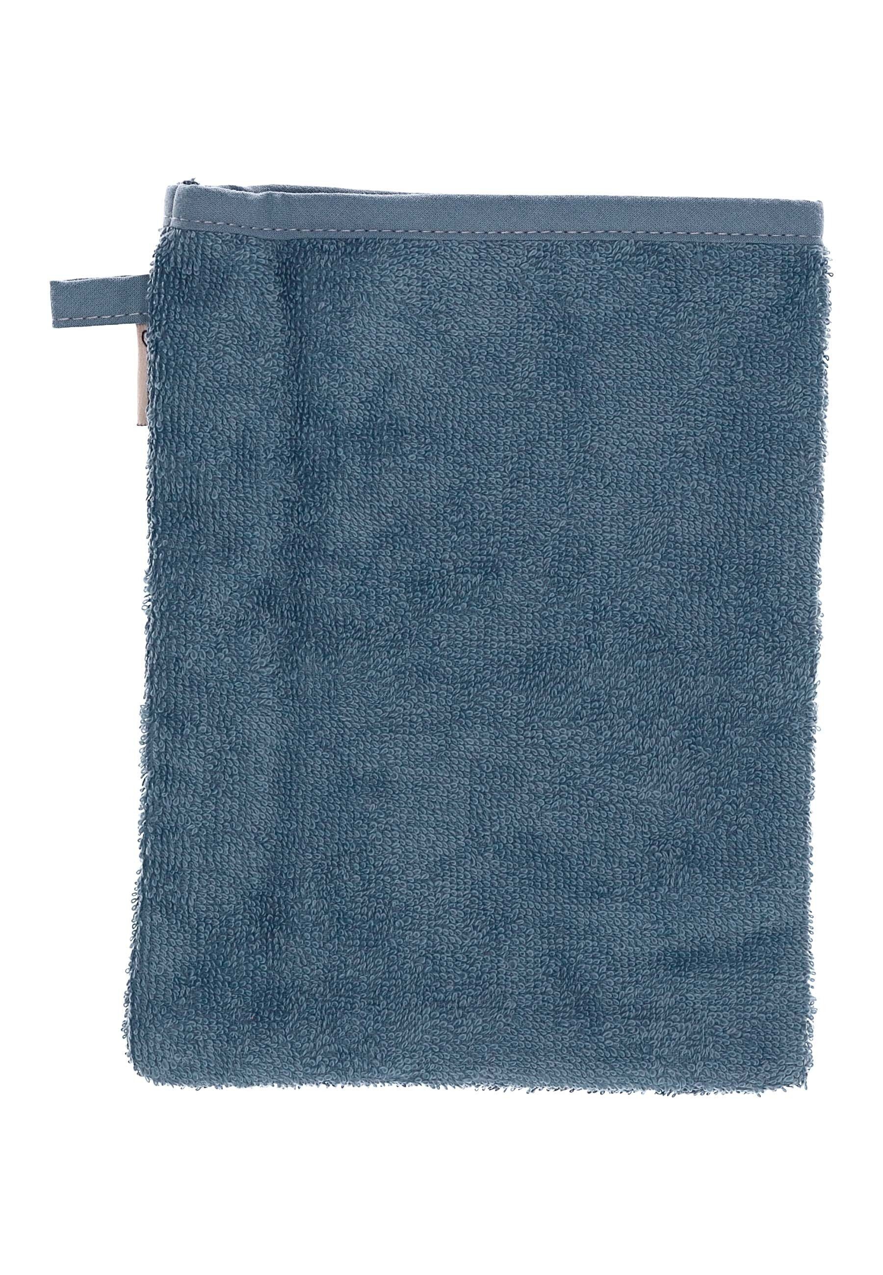 Sterntaler® Waschhandschuh 3er-Pack GOTS Waschhandschuhe Emmi (Stay true to nature, 1-tlg), Waschhandschuh - Nachhaltiger 3er Waschlappen Esel Emmi aus Frottee - Babywaschlappen Motiv Esel Emmi in Graublau, 15x21 cm - Seiftuch mit appliziertem Stickm