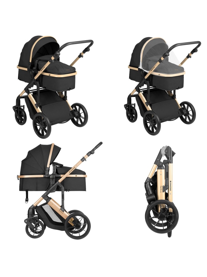 Kikkaboo Kinderwagen Darling 3 in 1 in schwarz günstig kaufen onesize