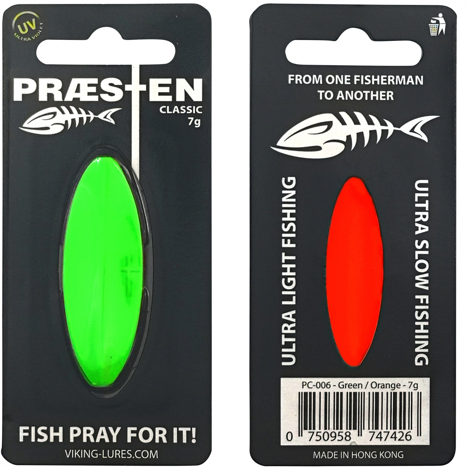 OGP Inlineköder Præsten Classic (Green/Orange)