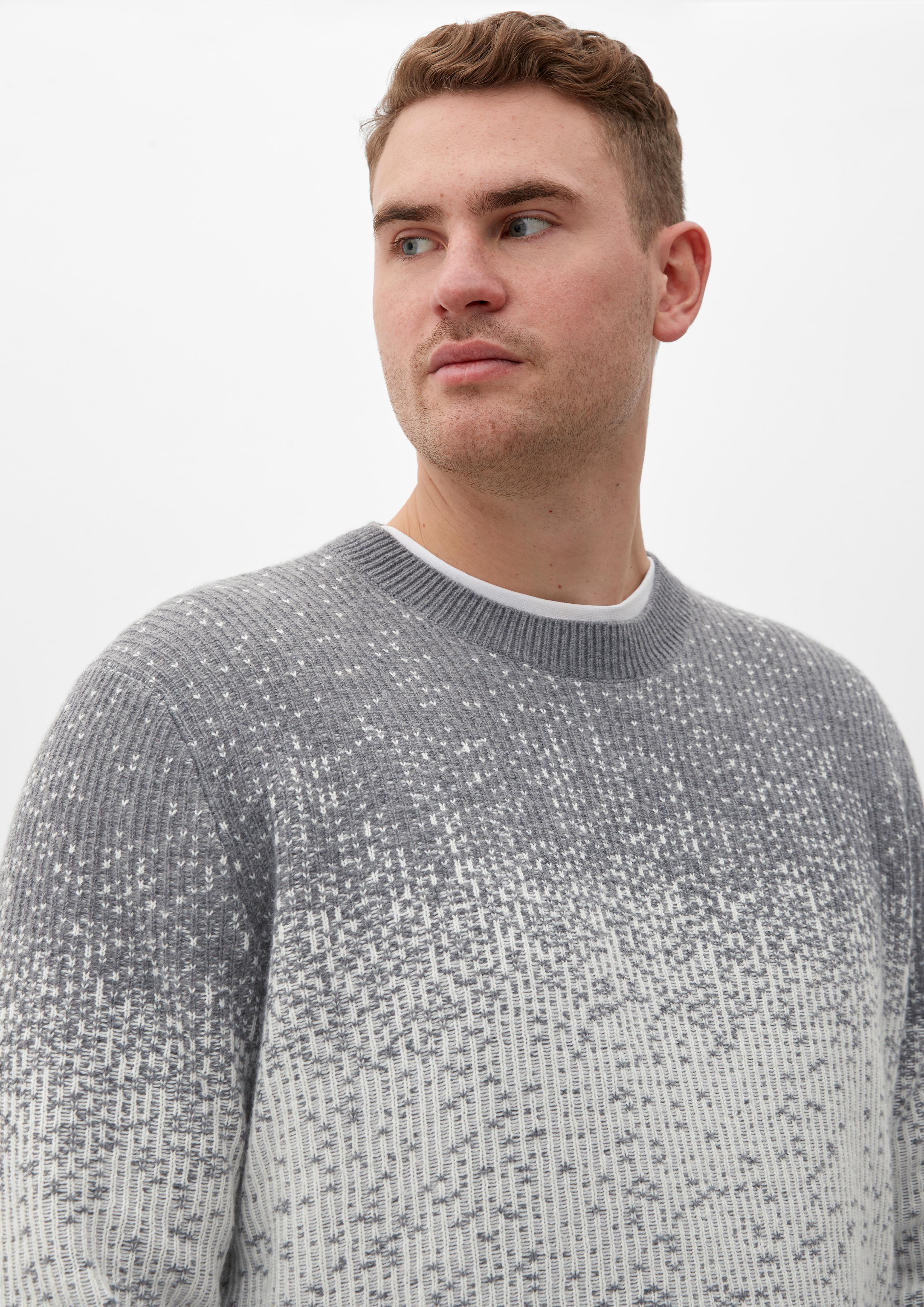 Strickpullover im Jacquard-Design  2128122-97X1