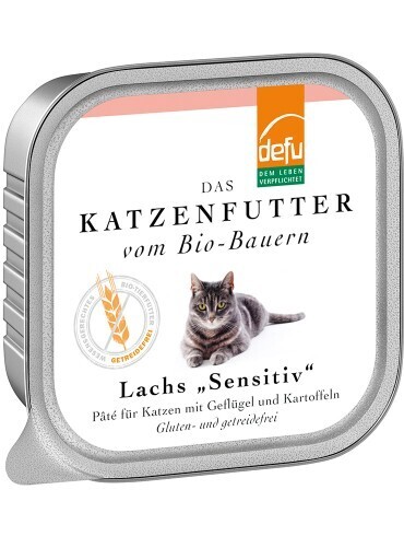 Defu Nassfutter Defu Paté 16x100g Lachs
