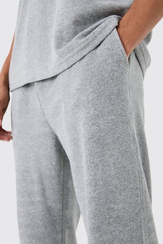 Lockere Frottee-Jogginghose
