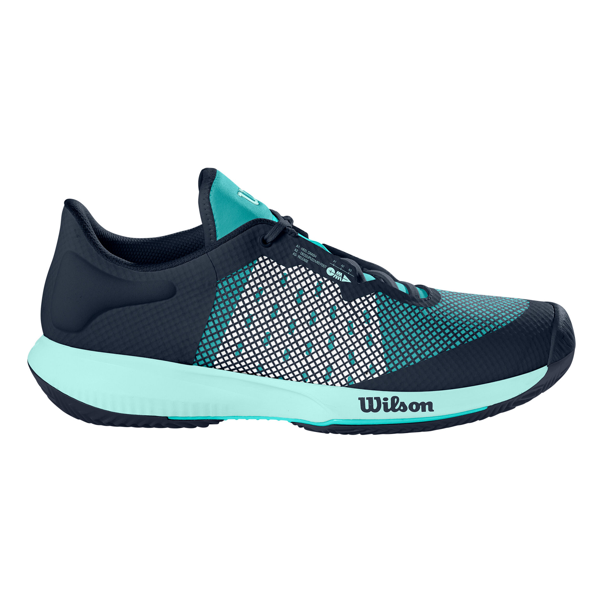 Kaos Swift Clay Sandplatzschuh Damen - Dunkelblau, Mint