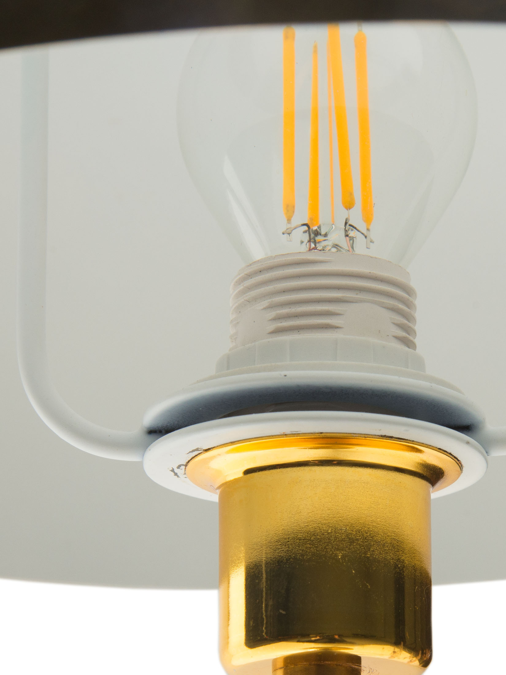 Minimalist Tischleuchte, Gold