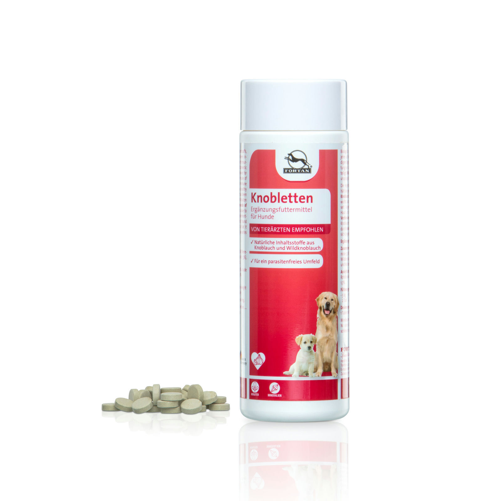 Fortan Ergänzungsfutter & Aufzucht Fortan Knobletten Tabletten mit Knoblauch und Bärlauch 400 g