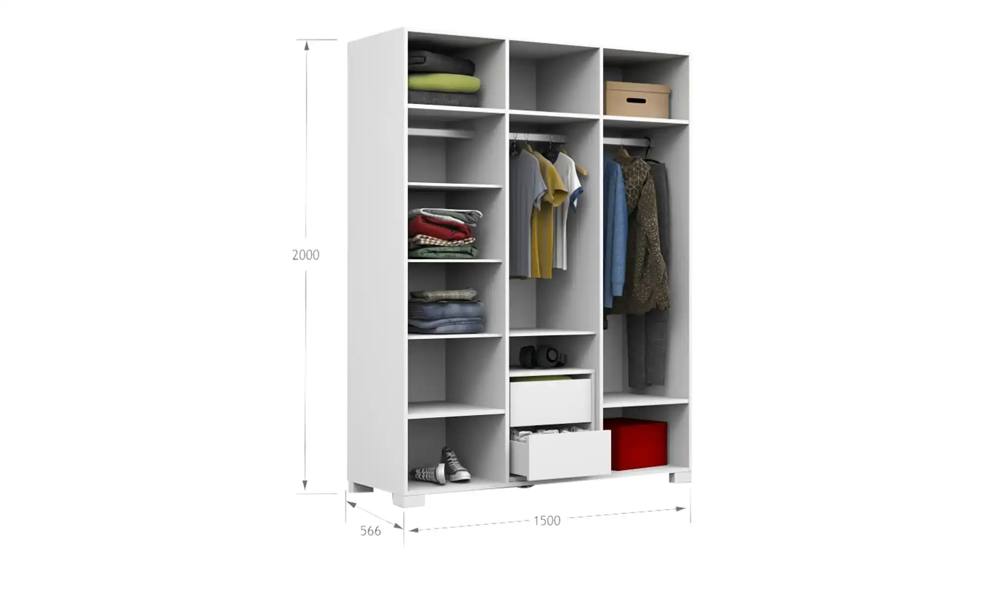 Kleiderschrank Fashion Pink