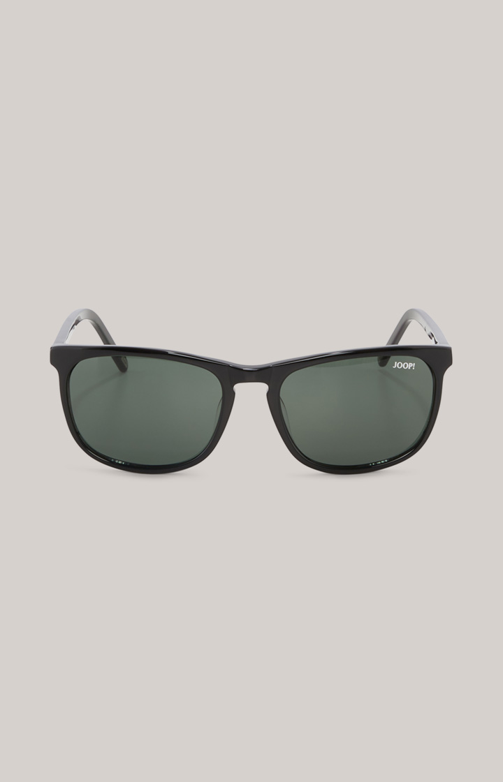Sonnenbrille in Schwarz/Grün