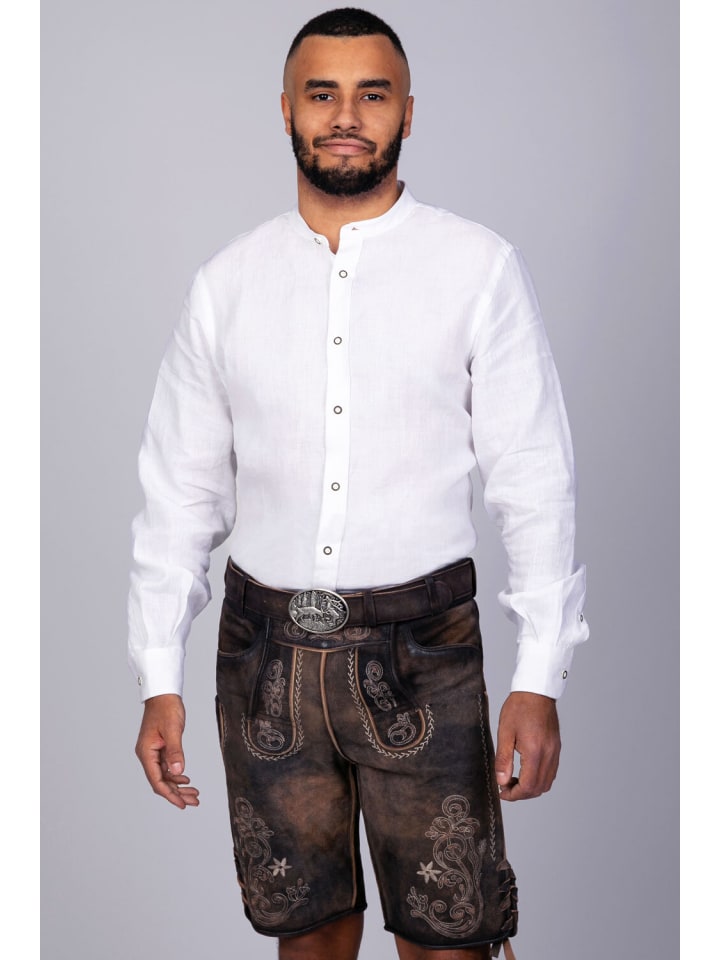 Edelnice Edelnice Trachtenhemd Michael in weiß günstig kaufen