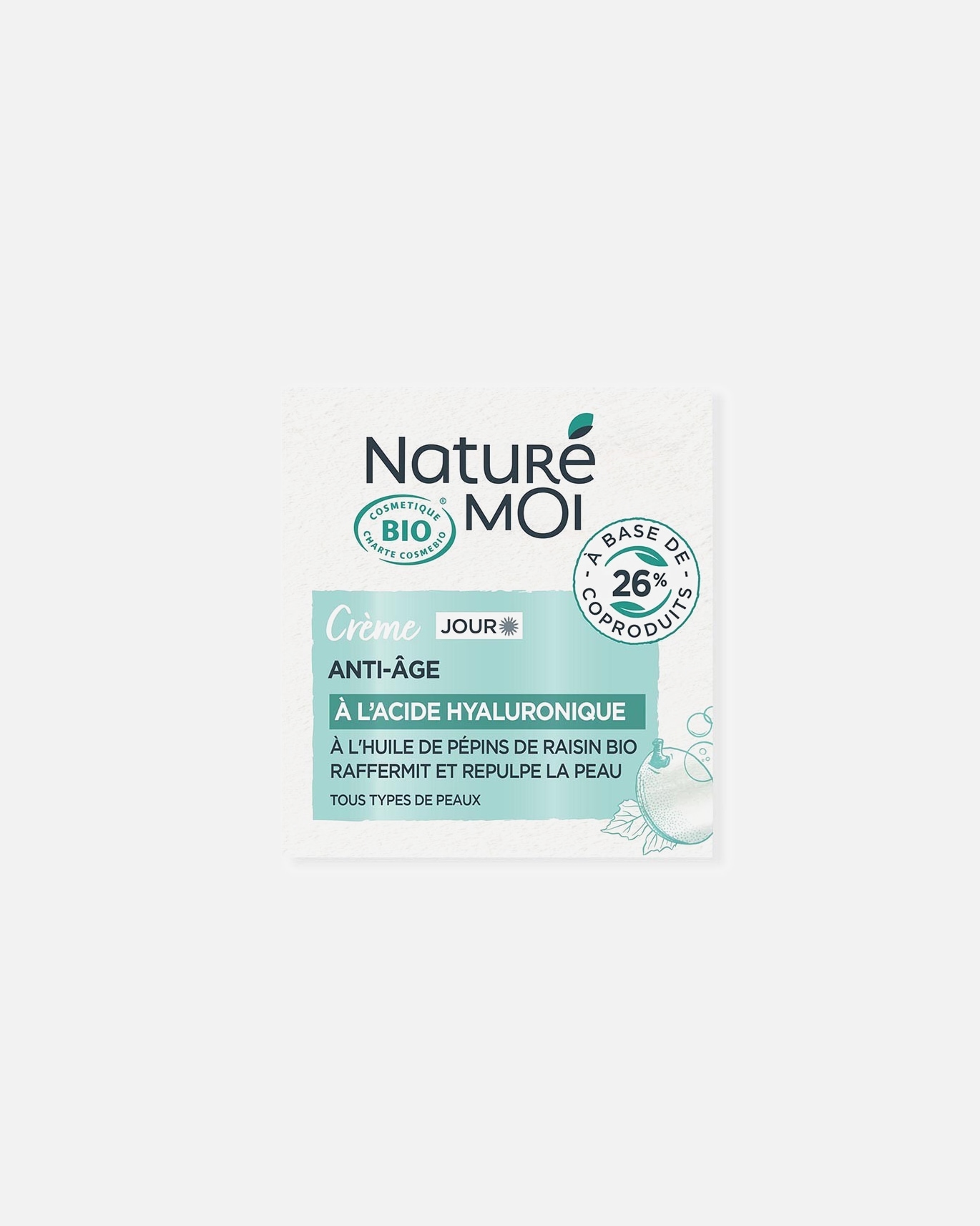Crema de día antiedad Naturé Moi con ácido hialurónico