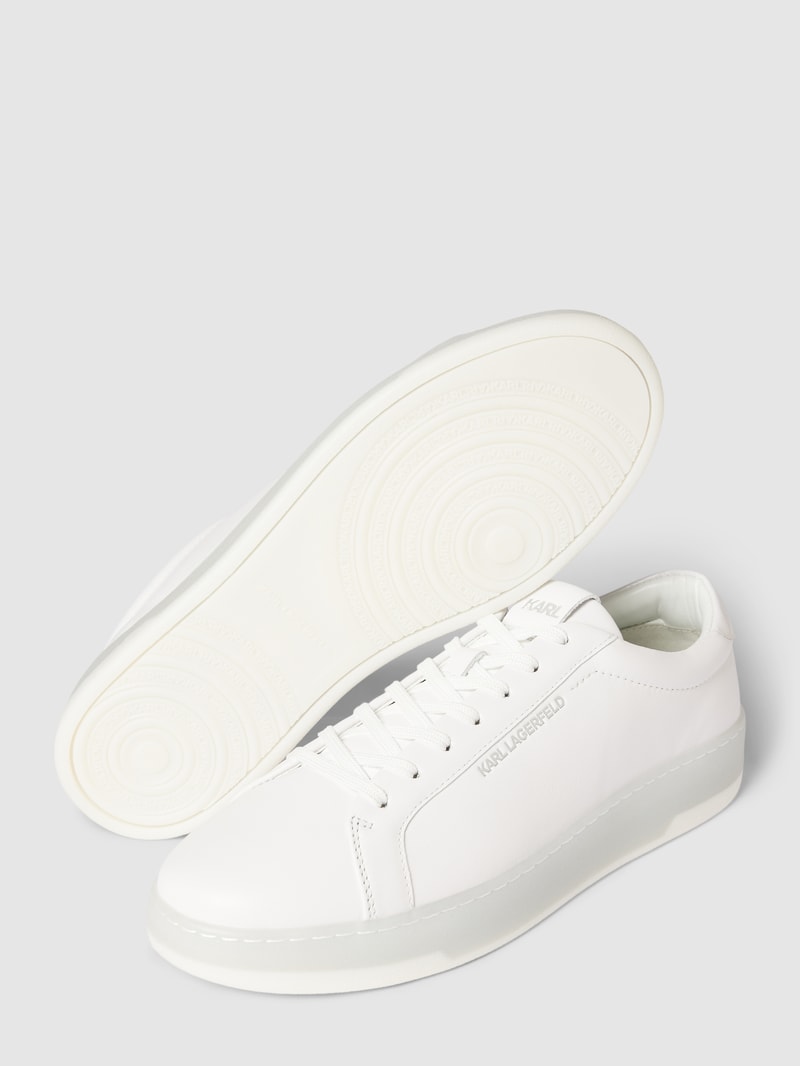 Sneaker aus Leder Modell 'KOURT' in weiß