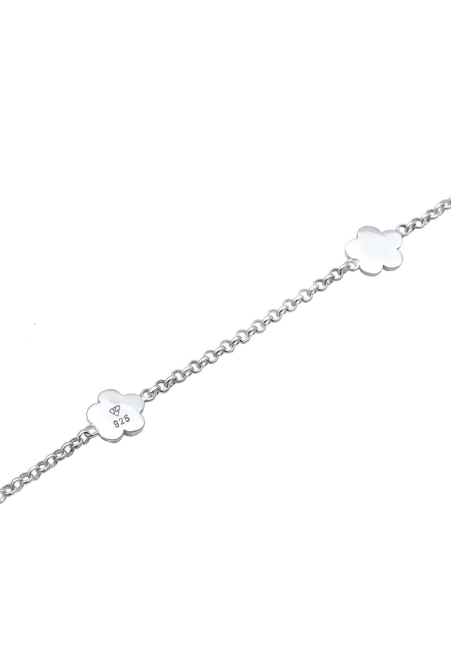 Elli Kinder-Filigranblumen mit rosa Kristallen aus 925er Sterlingsilber