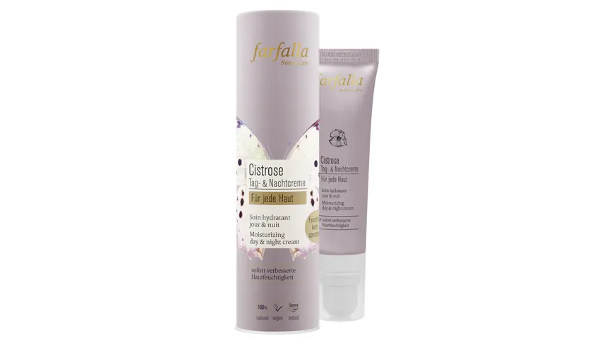 Farfalla Cistrose Feuchtigkeitsspendende Tag- und Nachtcreme 30 ml