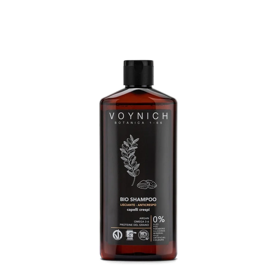 Organinės plaukų priežiūros lyginantis šampūnas – nuo šiaušimosi – lyginantis šampūnas, nuo šiaušimosi