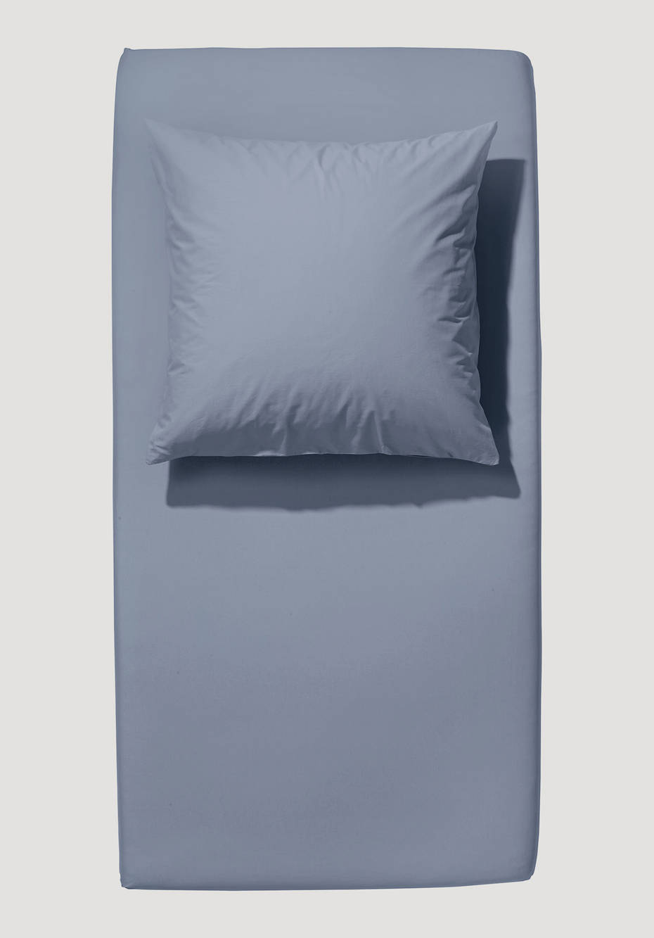 Satin-Spannbetttuch aus reiner Bio-Baumwolle