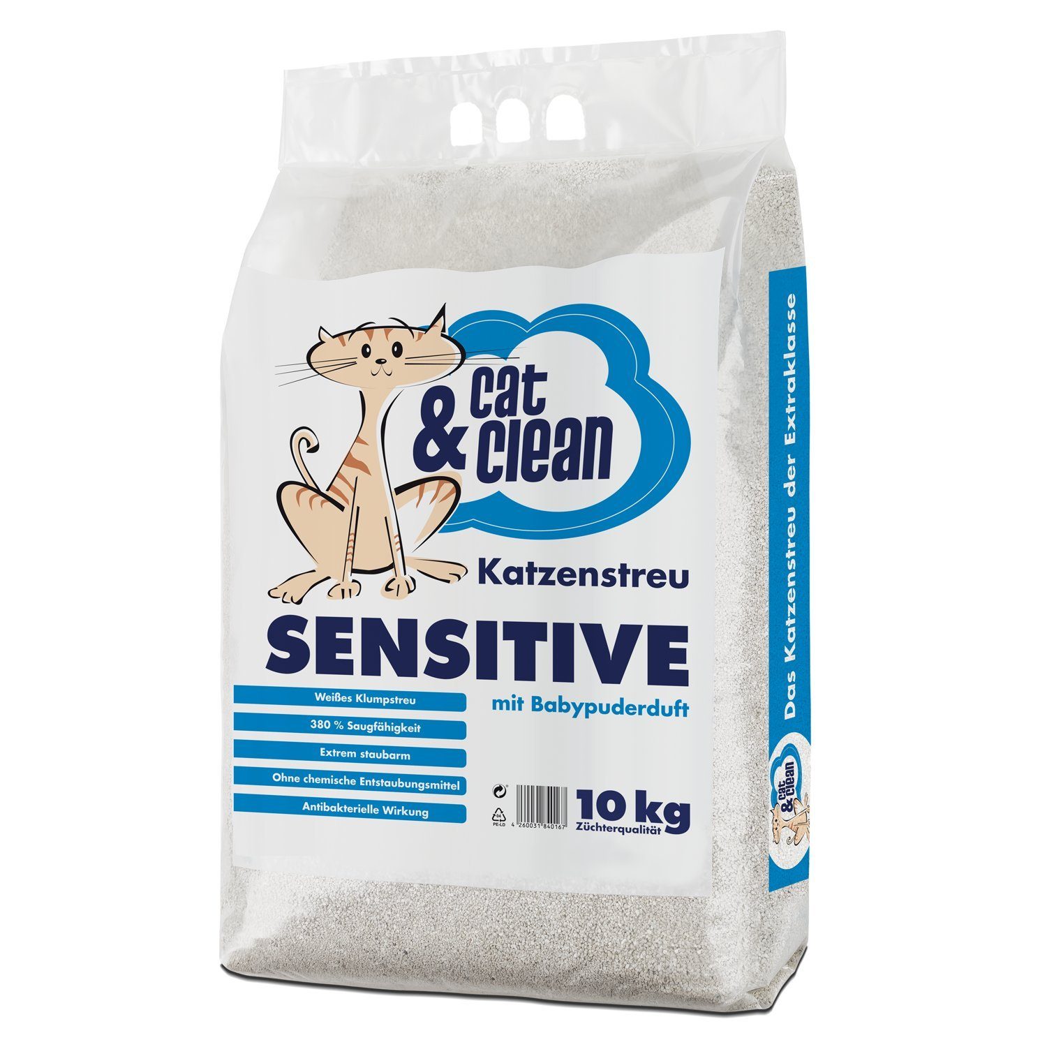 Cat & Clean - Das Katzenstreu der Extraklasse Katzenstreu Sensitive