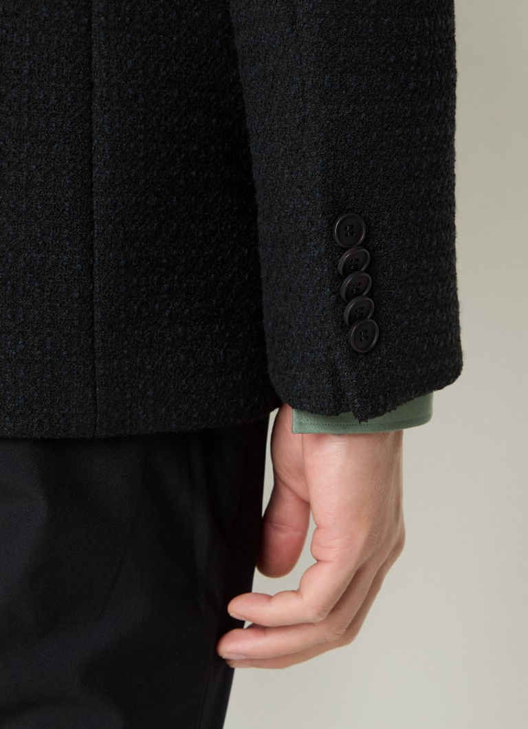 Bunda HUGO BOSS Ulan s regular střihem a tvídovým vzhledem