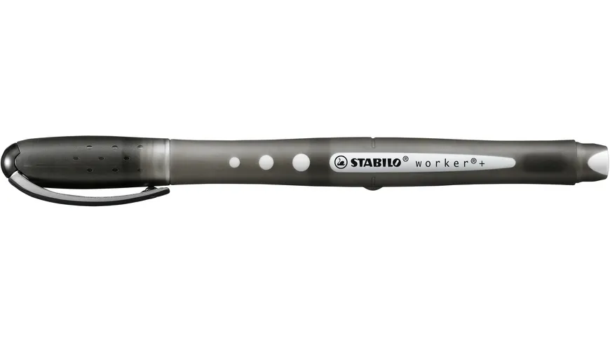 STABILO® Tintenroller worker+ colorful medium schwarz